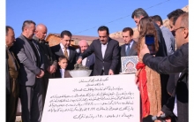 The foundation stone of the project of installing Kerbstone mold and covering the pavement with Beharton for several streets was laid in Shaqlawa at a cost of more than (167 million dinars)