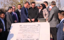 Khabat district: Laying the foundation stone of the completion of 20 meters Mam Snj Street