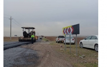 Start of paving project of Shakholan main road 