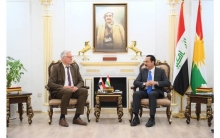 The Governor of Erbil receives a delegation from the German Caritas Association 